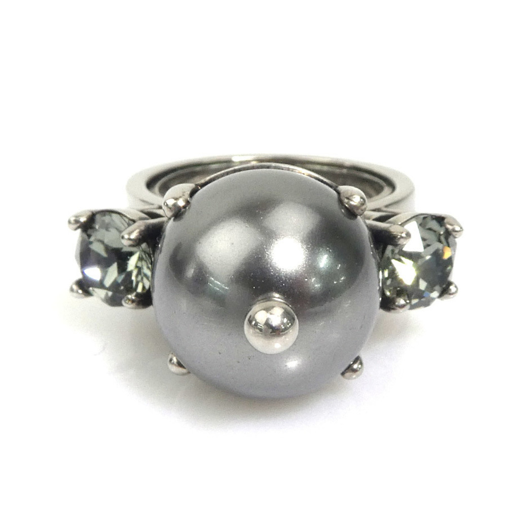 MIU MIU Silver Pearl Ring